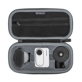 CamGo Sunnylife Camera Carry Case for Insta360 GO 3 / GO 3S, Grey, Full Coverage