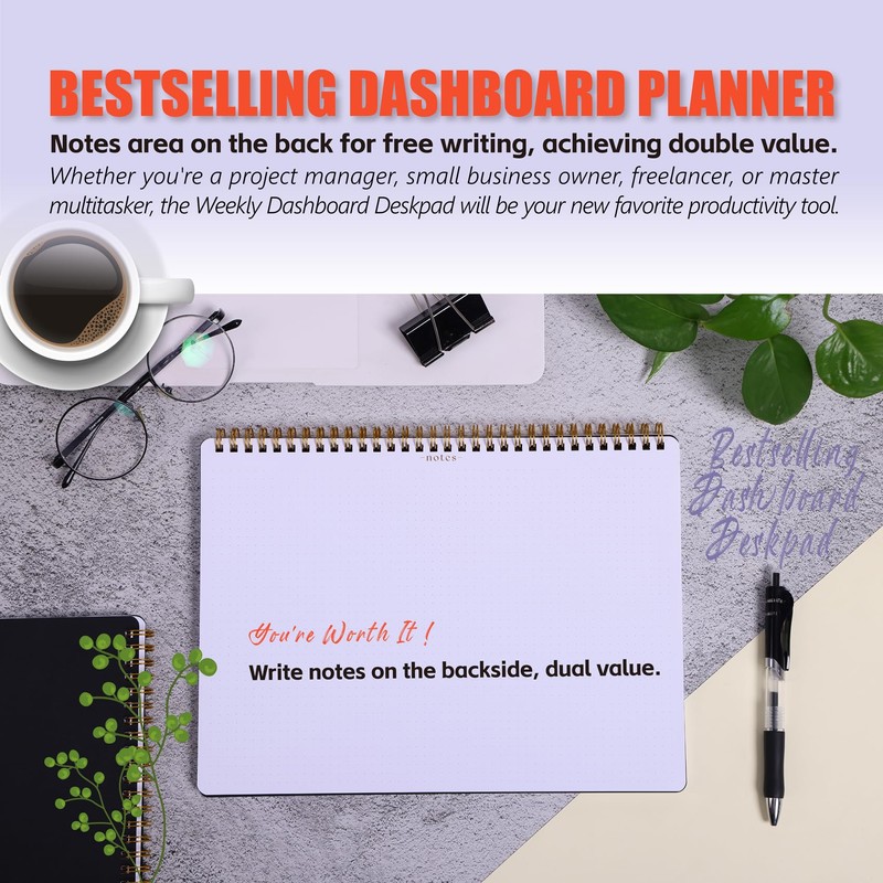 Weekday To Do List Notepad - 5-Day Undated Weekly Schedule