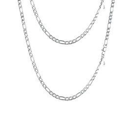 PROSTEEL Stainless Steel Figaro Chain Men 14 Inch Chains Jewelry Grunge Necklace