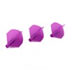 CUESOUL TERO AK4 Purple Dart Flights Shield Shape,Set of 3