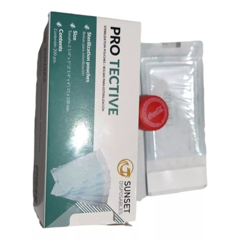 Vamasa Bolsa Para Esterilizar Autosellable 5.7x10cm Indicador 400pz