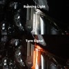 LED Flush Fork Turn Signal Brackets Running Light Fit for