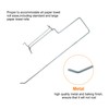 sourcing map Pegboard Paper Towel Holder 12" Stainless Steel Peg