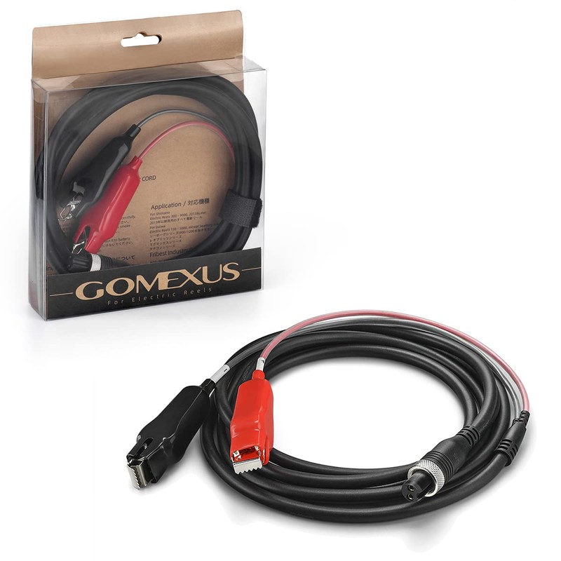 GOMEXUS Power Cord for Daiwa Tanacom 1000 Seaborg 300J Shimano
