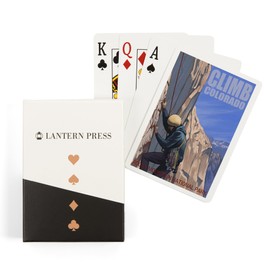 Lantern Press Rocky Mountain National Park, Colorado, Rock Climber (52 Playing Cards, Poker Size Card Deck with Jokers)