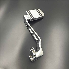HTTMT MT280-015+216-097- Motorcycle Chrome Airflow Rear Brake Lever Brake Pedal Foot Lever with Aluminum Foot Peg Compatible with 2014-later Touring Trike Model (Road King Street Glide CVO Tri Glide)