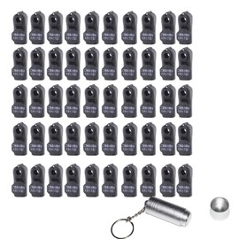 DDBody Peg Hook Locks Convenience Store Hook Logs Set of 50 Keyed Anti-Theft Retail Display Pegboard Hook Locks (6mm, 50pcs + 1 Unlock)