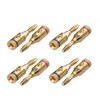Accessonico 4 Pairs 8 Plugs Speaker Banana Plugs Gold Plated