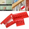 Heyous 4PCS Red Rubber Simulated Wood Grain Painting Tool Pattern