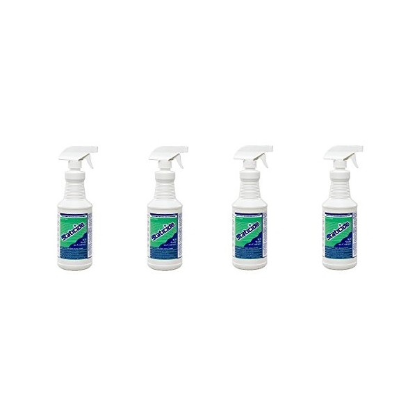 ACL Staticide 2005 Regular Heavy Duty Topical Anti-Stat, 1 qt Trigger Sprayer Bottle (4-(Pack))