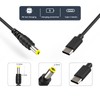 SUPERNIGHT 5,5x2,5mm DC zu Typ C USB-C Eingangskabel für Laptop