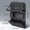Coverado Backseat Car Organizer, Nappa Leather Car Seat Organizer with