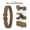 BOMTURN Great Tactical Belt Molle Duty Belt Quick Release Battle