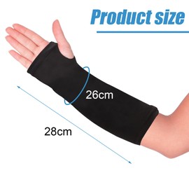 4 Pack Arm Cast Cover Elastic Short Cast Covers Protector Arm Sling Sleeve Cast Decorations for Arm Bath Shower Cast Wound Covers Washable Cover 11 Inch Length x 9-11 Inch Circumference