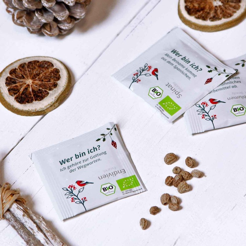 Organic Seeds Advent Calendar "Historical Varieties", 24 x Old Vegetable