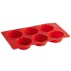 TrueCraftware- 6 Cavities 3.7 oz Brioche Silicone Baking Pan -