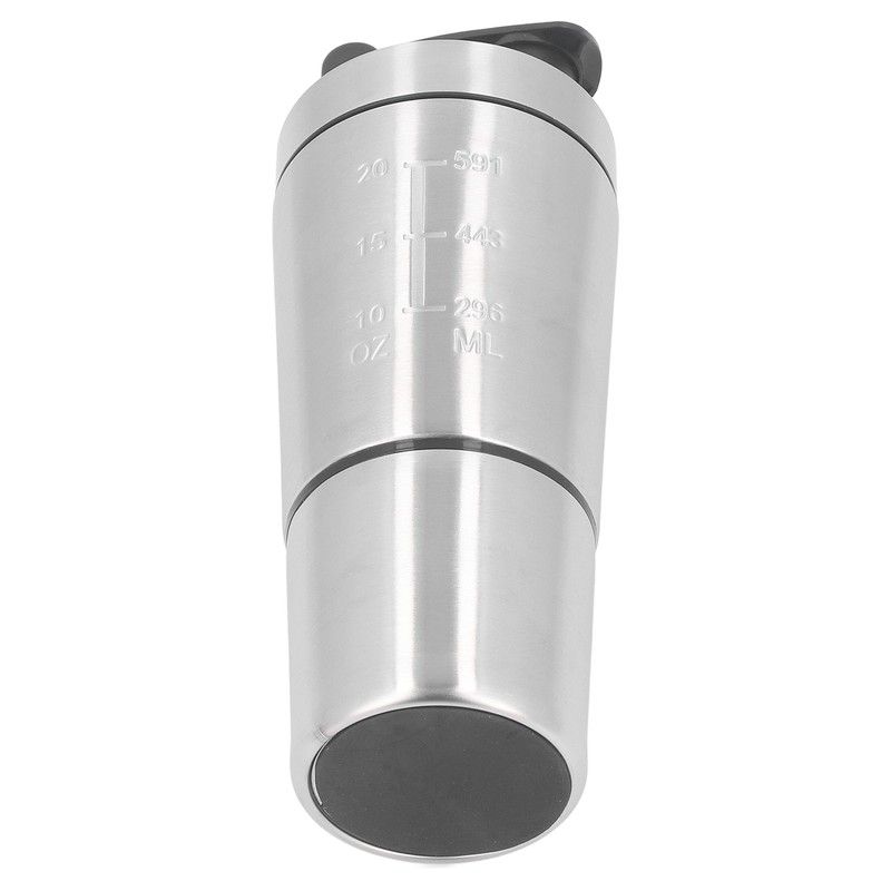 Shaker Bottle 800ml Stainless Steel with Whisk Portable Protein Shaker