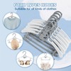 Baby Hangers, 40 Pack Grey Adjustable Kids Hangers for Closet