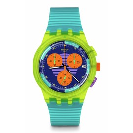 Swatch Casual Watch Multicolor Quartz Plastic NEON Wave