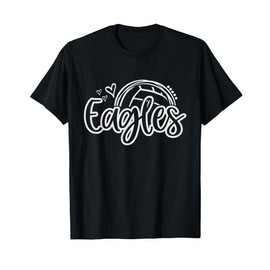 Volleyball Eagle School Sports Fan Team Spirit T-Shirt