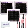 Lashes Clusters Kit Gift Packs 3 Styles 350Pcs with Bond&Seal