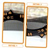 ORFOFE Natural Horn Wide Tooth Comb for Multi Functional Detangler