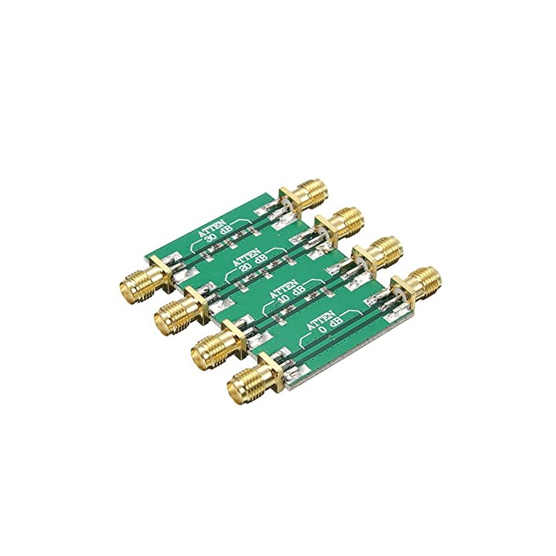 TECNOULAB 2pcs DC 4.0GHz 200MW 23dBm RF Fixed Attenuator SMA