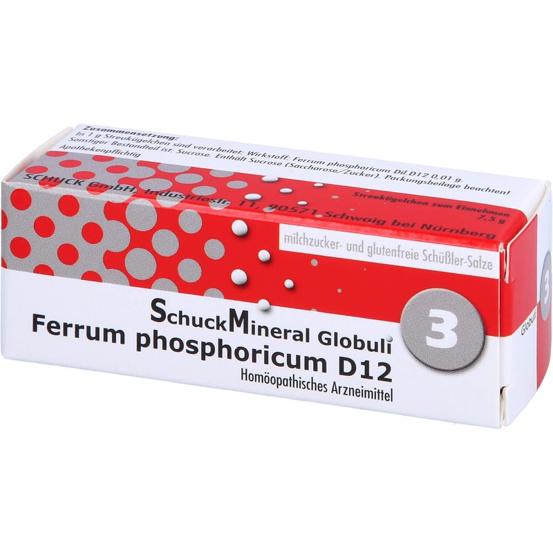 Schuckmineral Globuli 3 Ferrum Phosphoricum D12
