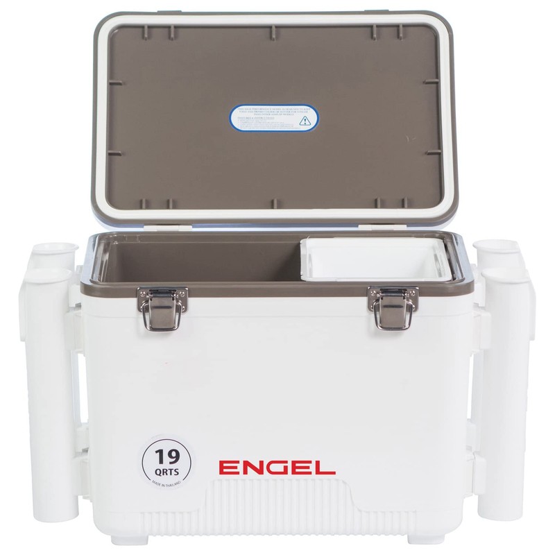 Engel UC19 19qt Leak-Proof, Air Tight, Fishing Drybox Cooler with