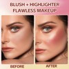 Boobeen Blush & Highlighter Powder, Natural Blendable Blusher & Highlighter