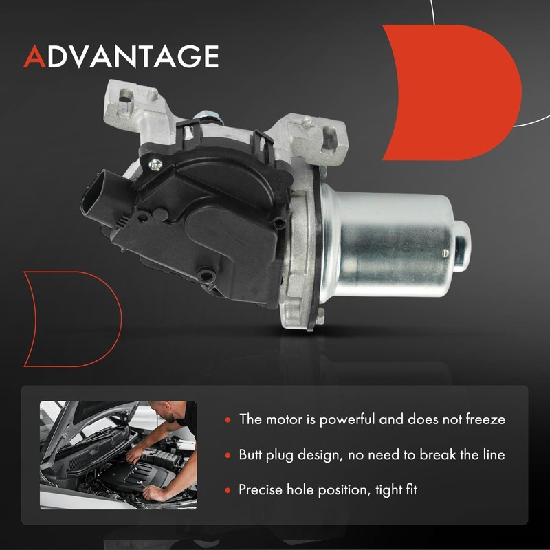 A-Premium Front Windshield Wiper Motor Compatible with Land Rover Discovery