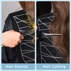 RENKESE Professional Hair Cutting Cape with Geometric Grid Pattern, Longer