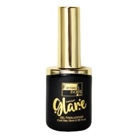 Top Gel Glare Finish Brillo Extremo Uñas Fantasy Nails