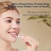Double Line Dental Floss Picks, 85 Count Mint Flavor Flossers