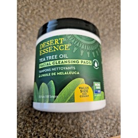 Desert Essence Tea Tree Oil Facial Cleansing Pads 100 Ct