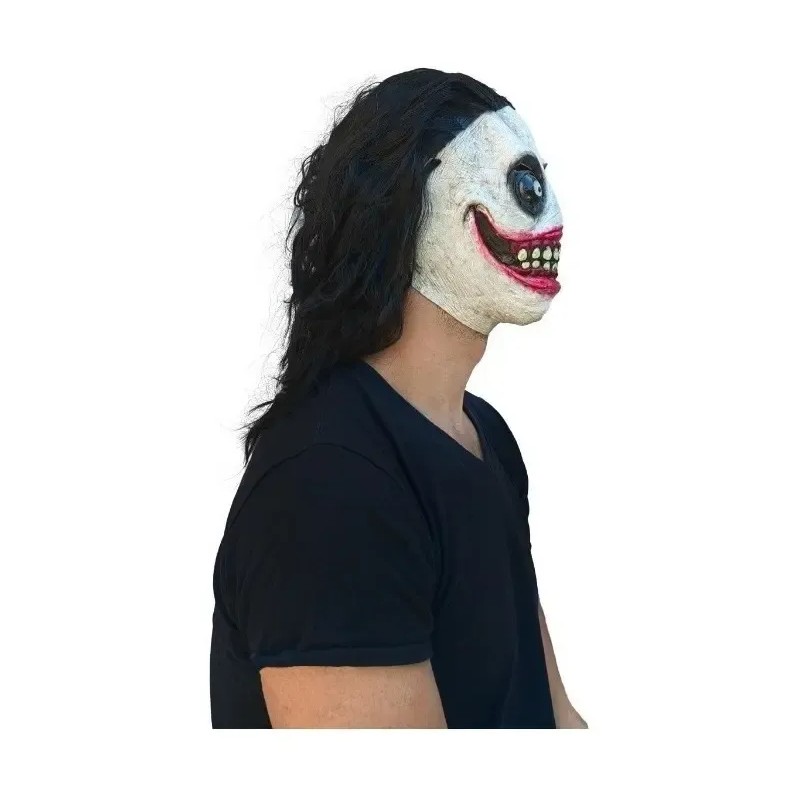 Máscara Jeff The Killer Creepypasta Halloween Terror Asesino Blanco Creepy