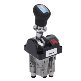 PTO Dump Truck Control Valve, Dump Truck Proportional Control Valves with PTO Switch 4 Holes 4 Working Position Slow Down Tipper Switch for Hydraulic System