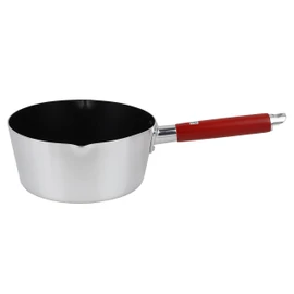 Pearl Metal H-712 Snow Flat Pot, 7.9 inches (20 cm), Aluminum, Fluorine Processed, Wacoat Trading Shale