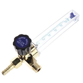 TOOLSTAR Gas Flow Meter, 0-25 MPa Argon CO2 Gas Flow Meter Welding Regulator Gauge Inlet Connection for Mig Tig Welder