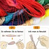 Maxee 200 Colours Embroidery Thread, Rainbow Colour, Embroidery Thread Used