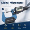 Digital Outside Micrometer, 25-50 mm/1-2 Inch LCD Micrometer