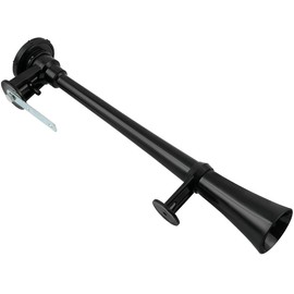 Scitoo 150db Super Loud 1Pcs Electric Air Horn for Vehicles, Air Horn with Pump, Applicable for Bus, ATV, Motorcycle, Van, Truck (Black)