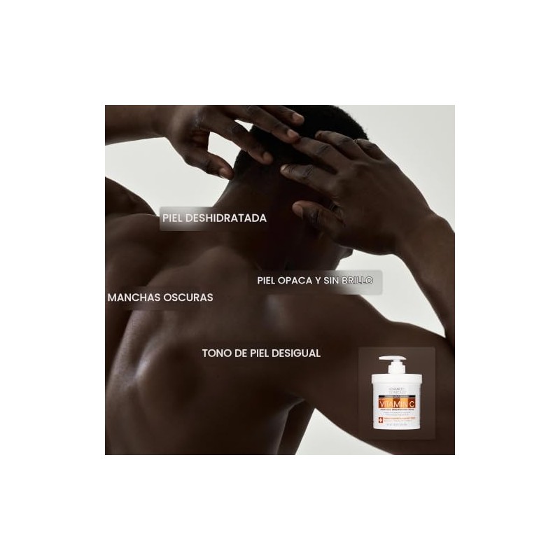 Advanced Clinicals- CREMA CON VITAMINA C: Incorporar una loción corporal