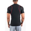 DEVOPS 3 Pack Men's Athletic Short Sleeve Compression Shirts (Medium,