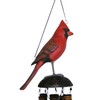 Cohasset Gifts 175CA Cohasset Cardinal Bamboo Wind Chime, Hand Painted
