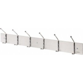 Safco 6 Hooks, 36" Long x 2-1/8" Deep, Steel Utility Hook Strips 2-1/2" High