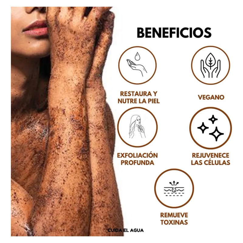Exfoliante Corporal De Café Arábigo, Extracto - Café 250g Café