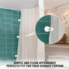 Dplolng 6 Pcs Shower Curtain Suction Cups,Shower Curtain Clips with