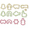 Tescoma Plastic Cookie Cutter, Red/Green/Yellow, 22.1 x 13.1 x 3.8