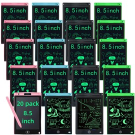 XZBB 20-Pack LCD Writing Tablet for Kids Drawing Tablet 8.5" Upgraded Message Board, Toddler Doodle Board for Kids Learning Drawing Board Writing Tablet Bulk for School Party Preschool